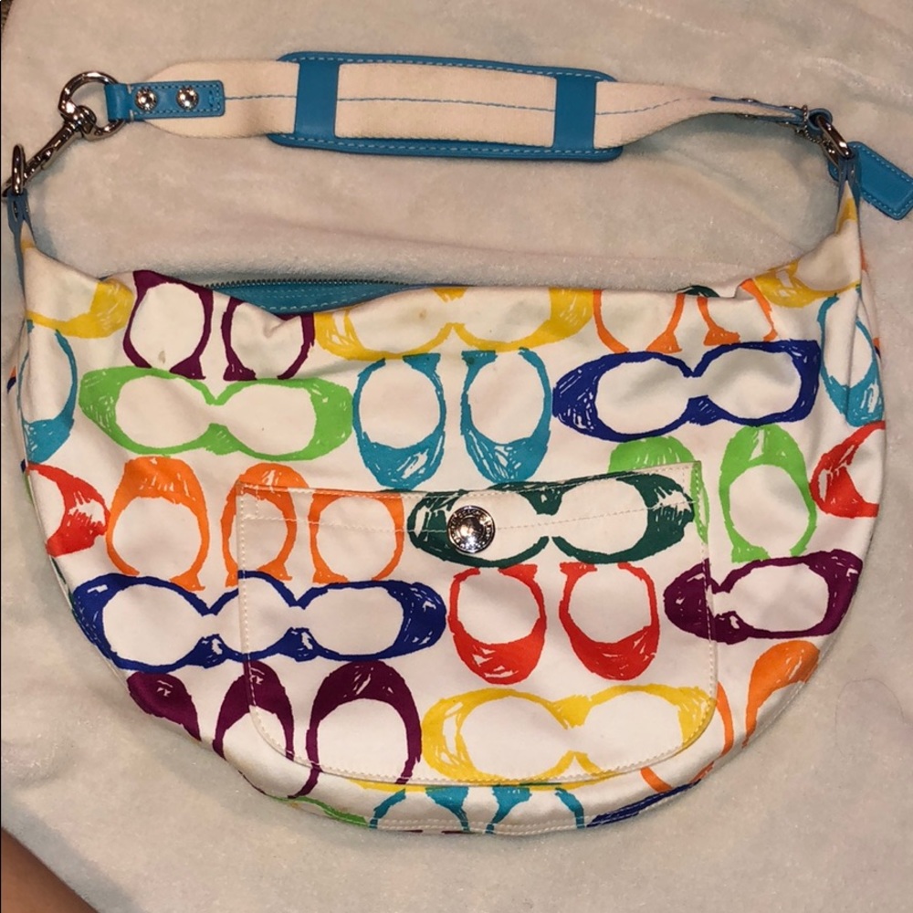 Fun Rainbow Coach Bag!